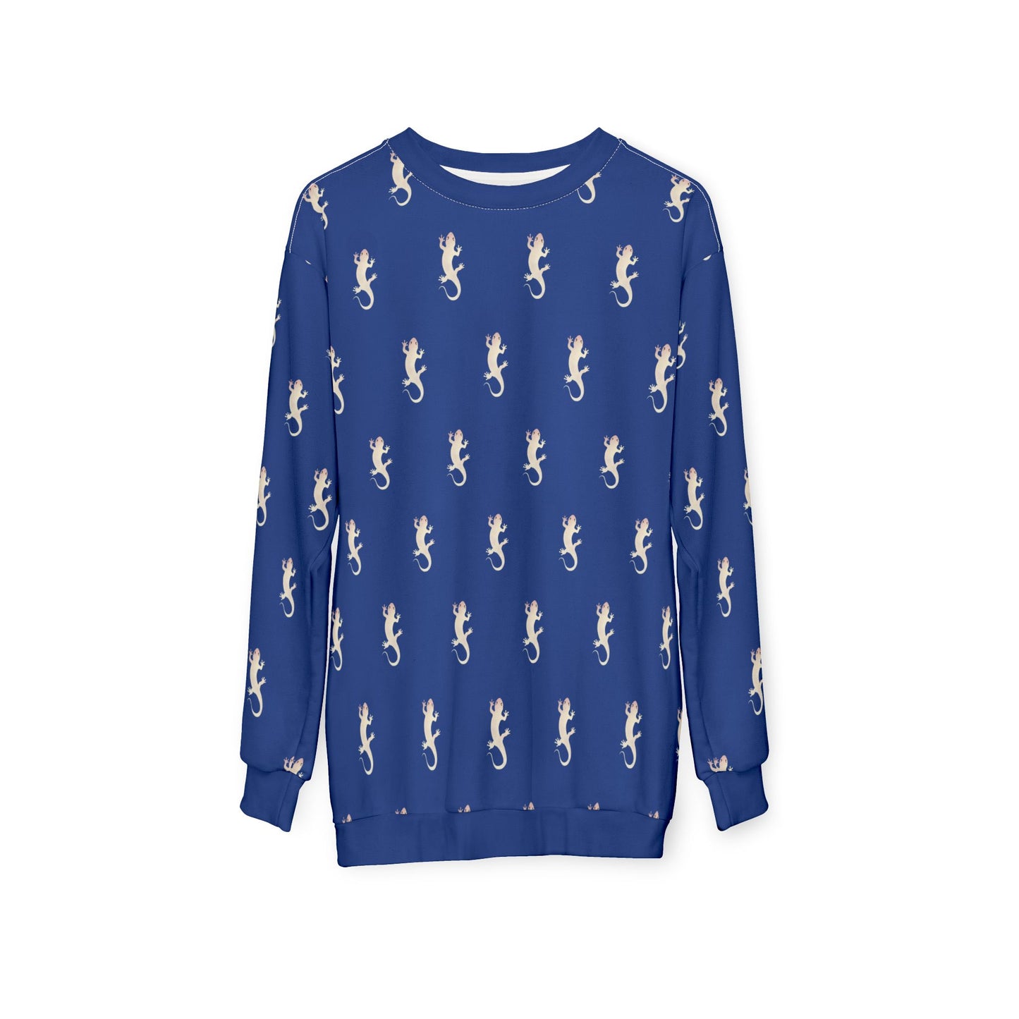 Salamander's Patterned Sweatshirt (Blue) (AOP)