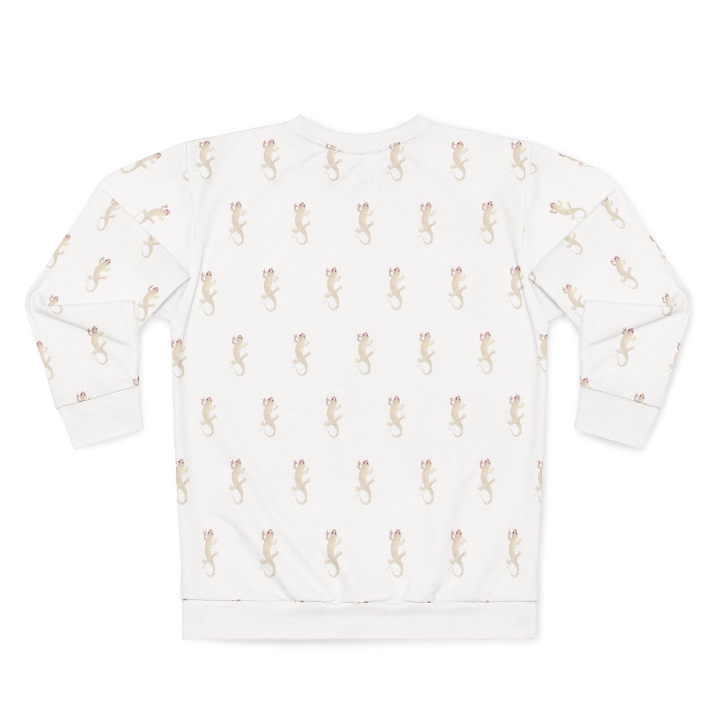 Salamander's Patterned Sweatshirt (White) (AOP)