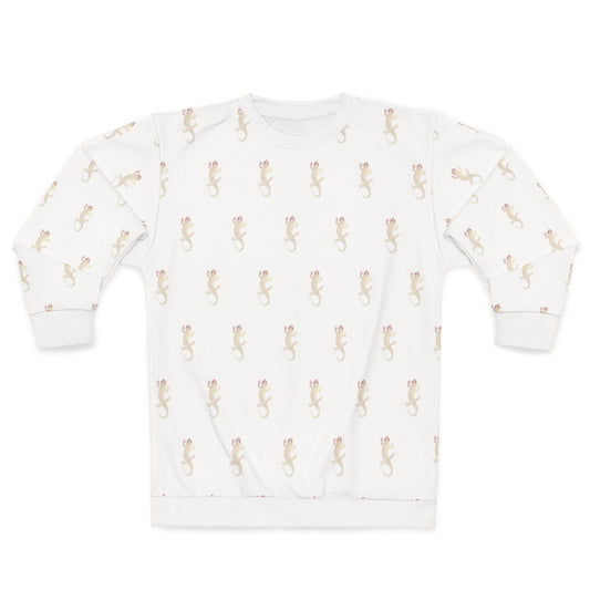Salamander's Patterned Sweatshirt (White) (AOP)